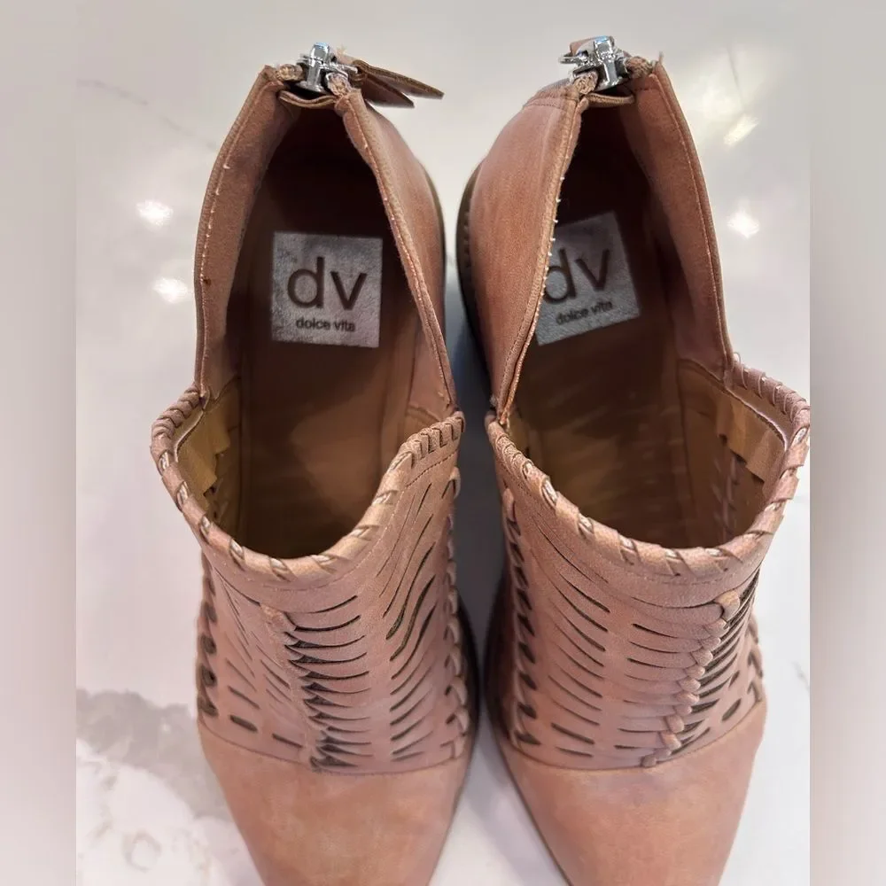 Dolce Vita Woven Ankle Booties
